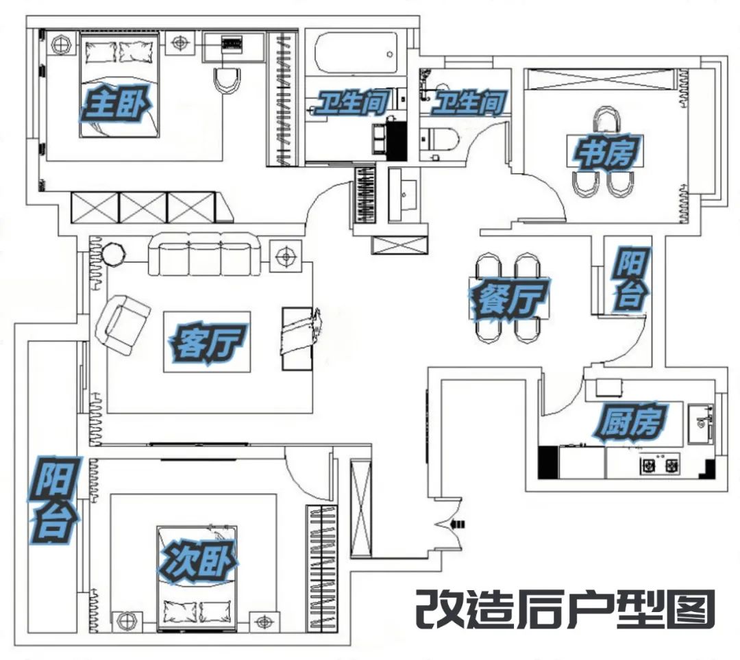 户型图,老房改造,旧房翻新公司,最家计划,旧房翻新费用,房子翻新找哪家好,老旧房翻新多少钱