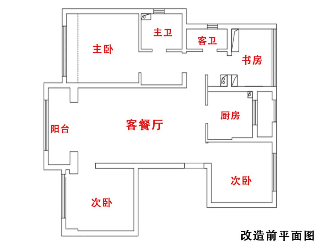 户型图,老房翻新,老房改造,旧房翻新公司,最家计划,旧房翻新费用,房子翻新找哪家好,老旧房翻新多少钱